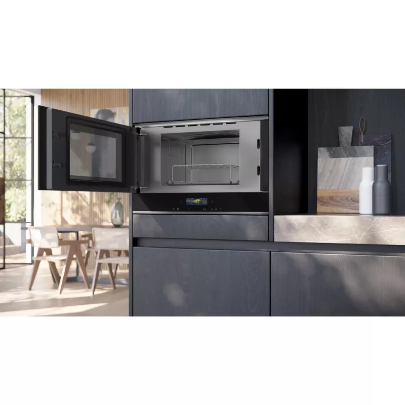 Siemens iQ700 BE732L1B1 microondas negro microondas combinado de encastre 21 L 900 W
