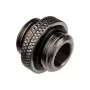 Adaptador Alphacool G1/4 macho a G1/4 macho, conexión en codo metálica, negra