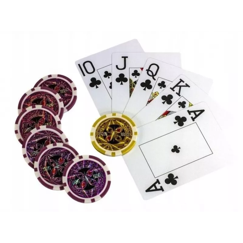 Extralink Set DO Pokera Premium 300 fichas 2 barajas y estuche de dados
