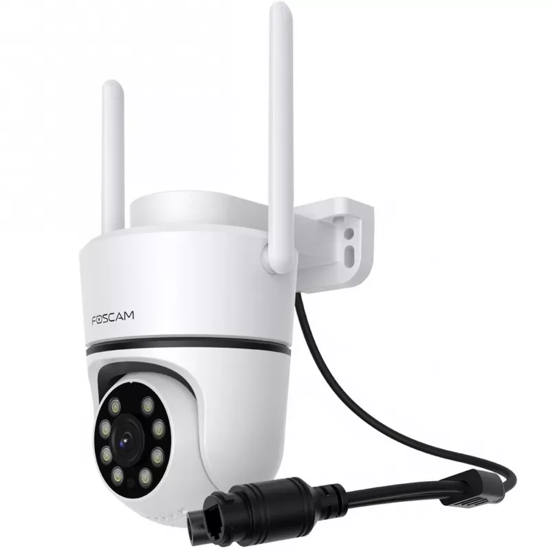 Cámara de vigilancia IP Foscam PD5 Blanco 1080p inalámbrica con visión nocturna