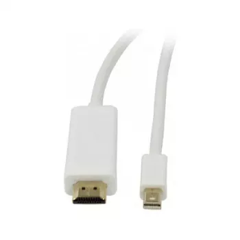 Synergy 21 Cable de vídeo DisplayPort Mini> HDMI ST/ST 1,5 m* - Cable - Digital/Display/Vídeo. Longitud del cable: 1,2 m, Conexión 1: Mini DisplayPort, Conexión