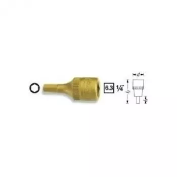 Hazet punta de destornillador hexagonal interior 6,3 mm (1/4) 8501-6 longitud 28 mm (8501-6)