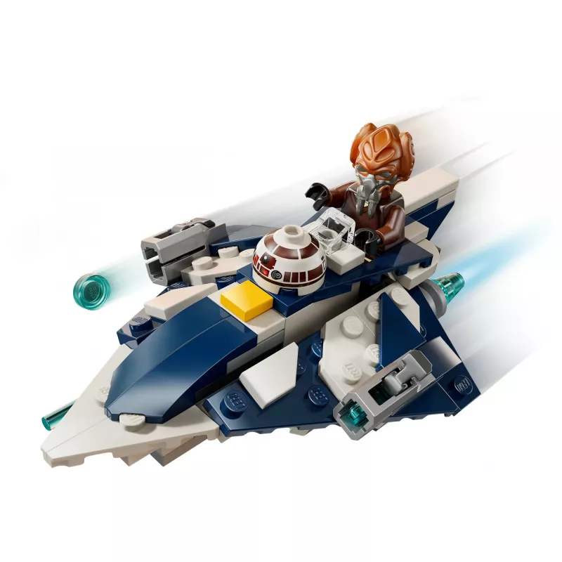 LEGO Microfighter Star Wars Caza estelar Jedi de Plo Koon 75400 — 89 piezas, 1 minifigura, edad 6+