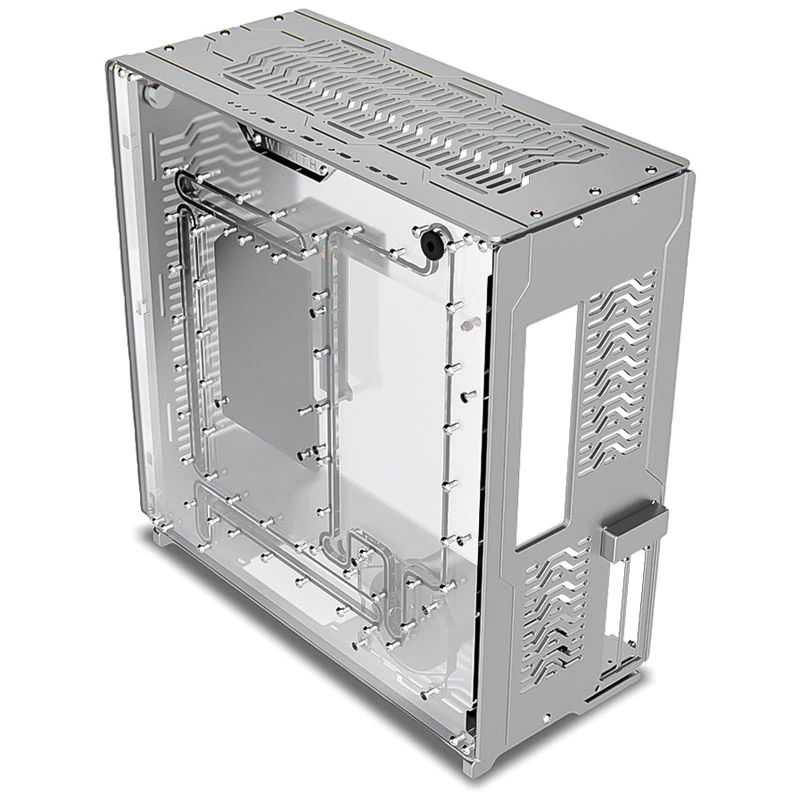 Singularity Computers Wraith Caja de PC ITX/DTX, Plata