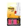 3M Post-it Index Rosa, estrecho, 50 marcadores adhesivos dimensiones, 25,4 x 43,2 mm, en dispensador desechable (I680-21)