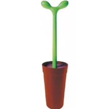 Escobilla de inodoro con soporte Alessi ASG04 multicolor 480 mm de altura 12 cm de diámetro