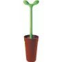 Escobilla de inodoro con soporte Alessi ASG04 multicolor 480 mm de altura 12 cm de diámetro