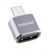 Intenso Pack de 3 Adaptador USB USB-A -> USB-C C480C aluminio