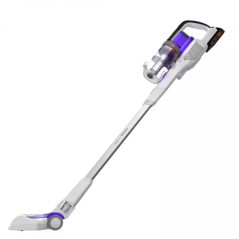 Aspirador escoba Black & Decker BHFEV1825CP aspirador de batería 2 en 1 en seco sin bolsa blanco 2,5 Ah