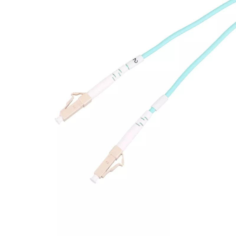 Extralink Cable de fibra óptica patch LC/UPC a LC/UPC, Multimodo OM3, Dúplex, 3 mm cubierta, 2 m