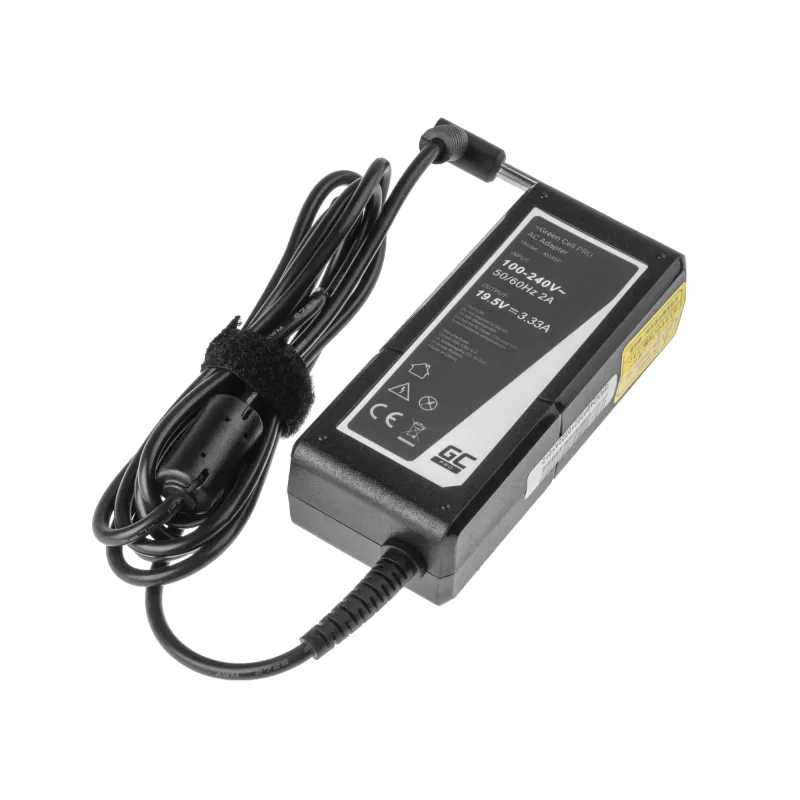 Green Cell AD49P fuente de alimentación/cargador para interiores 65 W negro