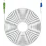 Goobay 59615 Cable de fibra óptica 25 m SC/APC LC/UPC FTTH OS2 blanco (59615)