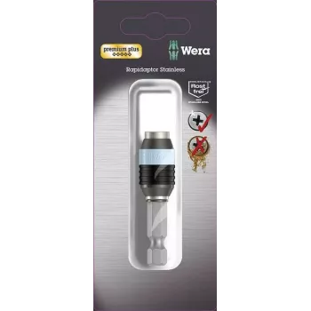 Wera 3888/4/1 K portabrocas universal Rapidaptor de acero inoxidable longitud 50 mm (05073616001)