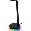 Razer Base Station V2 Chroma, Negro, 2 conectores USB 3.1, 1 conector combo de 3,5 mm con DAC integrado, sonido envolvente 7.1, Razer Chroma™ RGB, construcción de aluminio, base antideslizante