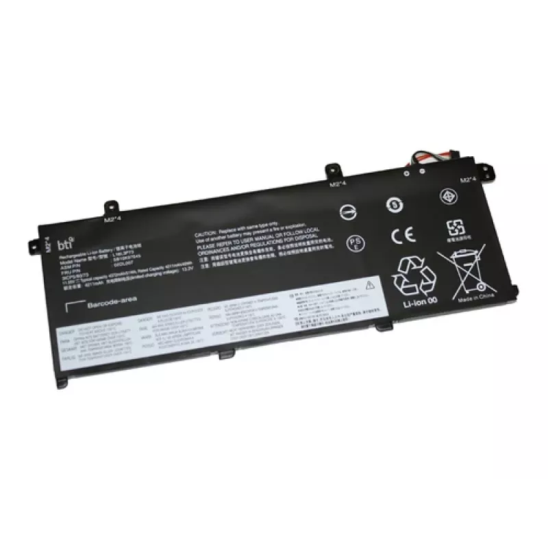 Batería para Lenovo P14s / T490 51Wh 11,55V Li-Ion de Triton (L18L3P73) 4372 mAh, negra