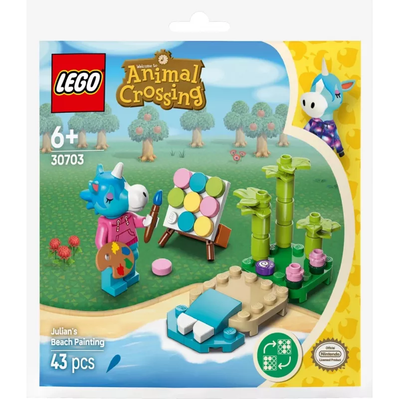 Bricks Animal Crossing 30703 Julians Strandgemälde