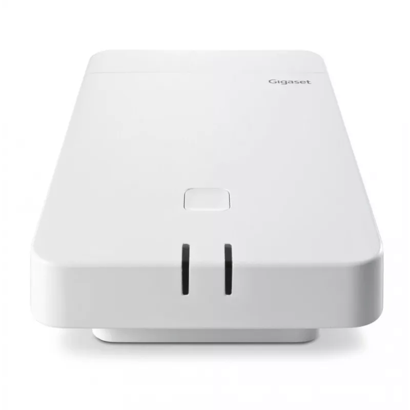 Estación base DECT Gigaset N770 IP Pro – 120 canales, HTTPS/SIPS/SRTP/SSL/TLS, interior 50 m, exterior 300 m, blanco