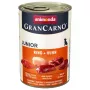 Comida húmeda para perros animonda GranCarno Original Junior — ternera y pollo, 400 g lata, para la fase de crecimiento, sin gluten ni soja