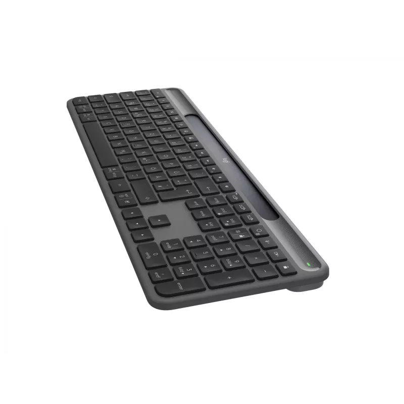 Teclado Logitech RF inalámbrico Bluetooth QWERTZ alemán grafito 920-013773