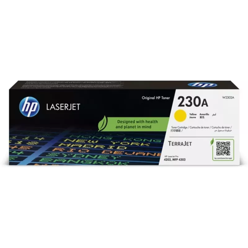 Tóner HP 230A W2302A 2300 páginas amarillo