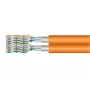 Cable de instalación Equip Cat.7 S/FTP dúplex, LSZH, cobre macizo, 500m