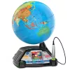 Globo terráqueo interactivo de vídeo VTech 80-605404 — globo terráqueo parlante educativo con contenido de audio e interactivo