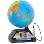 Globo terráqueo interactivo de vídeo VTech 80-605404 — globo terráqueo parlante educativo con contenido de audio e interactivo