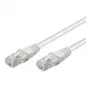 Wentronic Goobay cable de red CAT 5e, U/UTP, blanco, 0,5 m - mezcla de cobre CCA (68500)