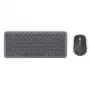 Conjunto de teclado y ratón multidispositivo negro gris