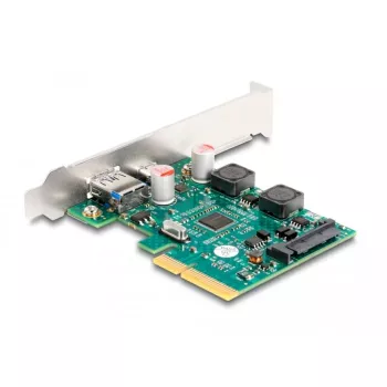 DeLOCK Tarjeta PCI Express x4 1 x USB Type-C 1 x USB Type-A 10 Gbit/s