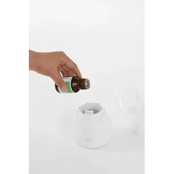 Difusor de aroma Stylies Luna blanco — difusor ultrasónico, Ø 10 cm, alto 215 mm, 6 W, 220 g