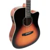 Guitarra electroacústica V-tone VEAG1 CE 4/4 madera — Dreadnought de tamaño completo, cutaway, tapa de abeto, fondo y aros de caoba, preamplificador incorporado