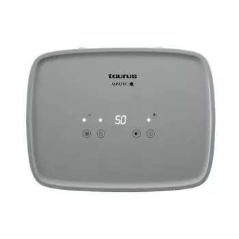 Deshumidificador Taurus DH1201 — depósito de 2,5 L, 90 m³/h, 210 W, 43 dB, R290