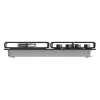 Gorenje Placa GW642AB gas número de quemadores/zonas 4 mandos giratorios negro