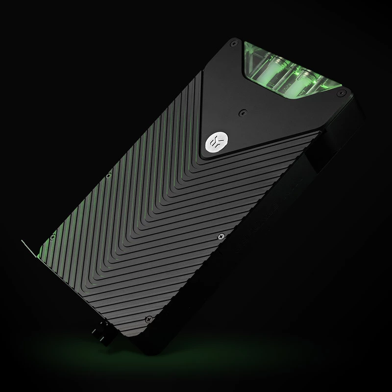 Backplate EK Water Blocks aluminio negro