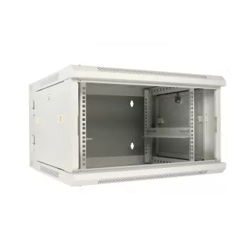 Armario rack de pared Extralink 6U 600x600 AZH Gris Montaje en pared, tipo pivotante