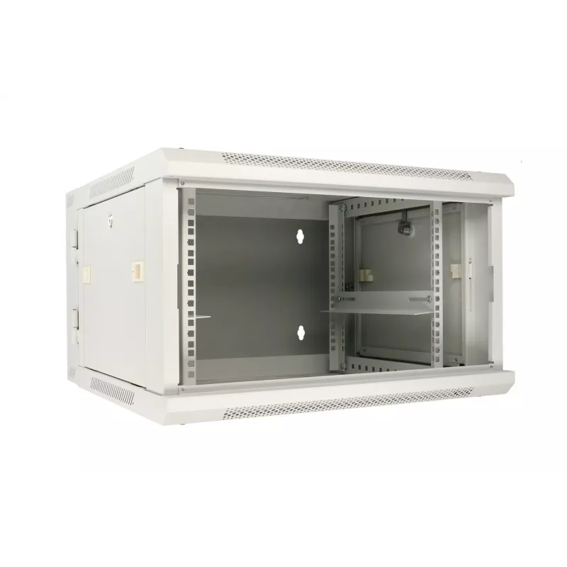 Armario rack de pared Extralink 6U 600x600 AZH Gris Montaje en pared, tipo pivotante