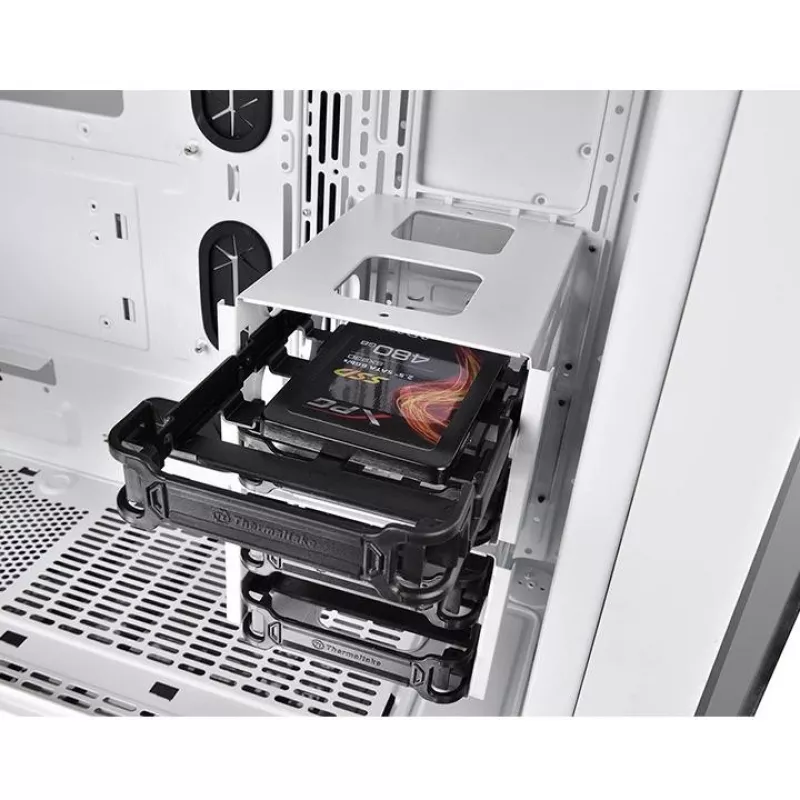 Caja View 71 Riing Tempered Glass E-ATX Full Tower - Snow Edition