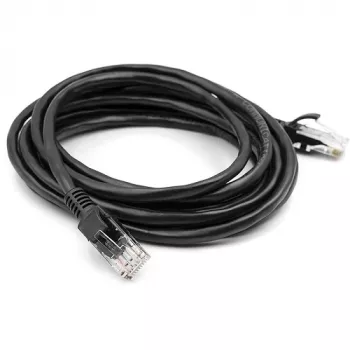 Cable Cat5E UTP, 3 m, negro