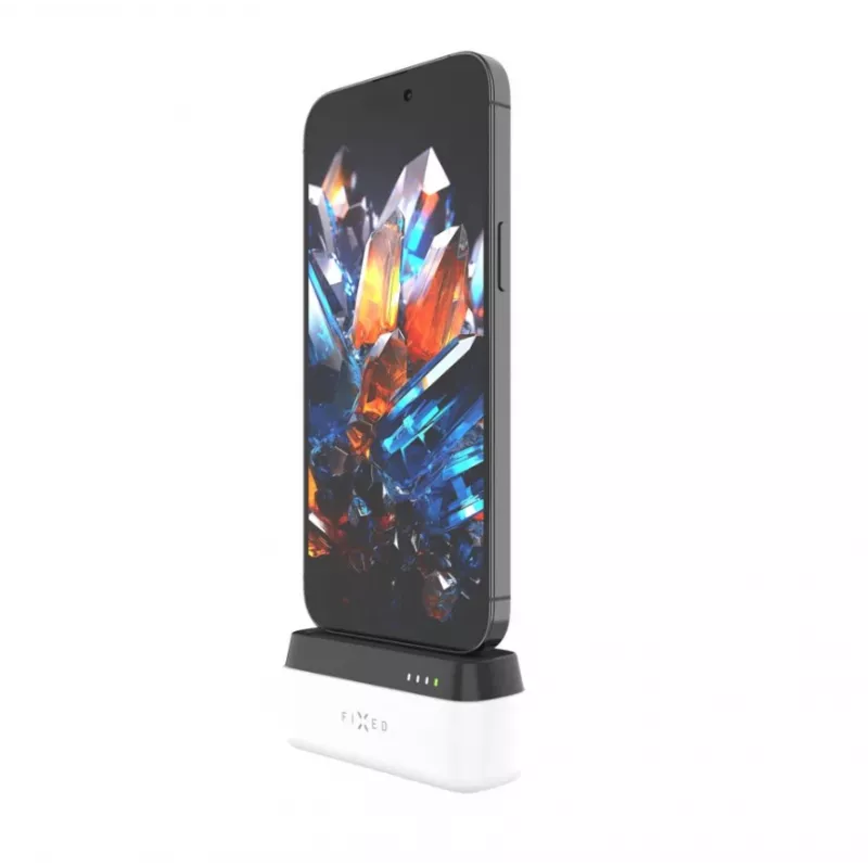 Batería externa portátil FIXED FIXZEN-5PL-WH, 5000 mAh, salida USB-C 5V/3A, 9V/2,22A, 12V/1,67A, blanca