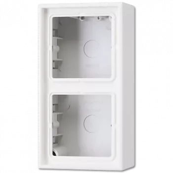 Tapa para interruptor/toma de corriente de superficie JUNG LS 582 A WW — Blanco, Duroplast, 81×47×152 mm