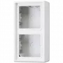 Tapa para interruptor/toma de corriente de superficie JUNG LS 582 A WW — Blanco, Duroplast, 81×47×152 mm