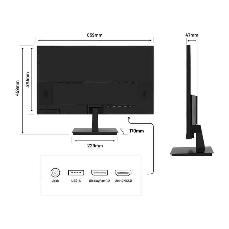 Monitor JAPANNEXT 4K UHD 71,1 cm (28