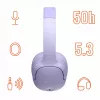 Auriculares MANTA HDP1001PU Rytmo Elegance morado over-ear con cable, modelo HDP1001PU
