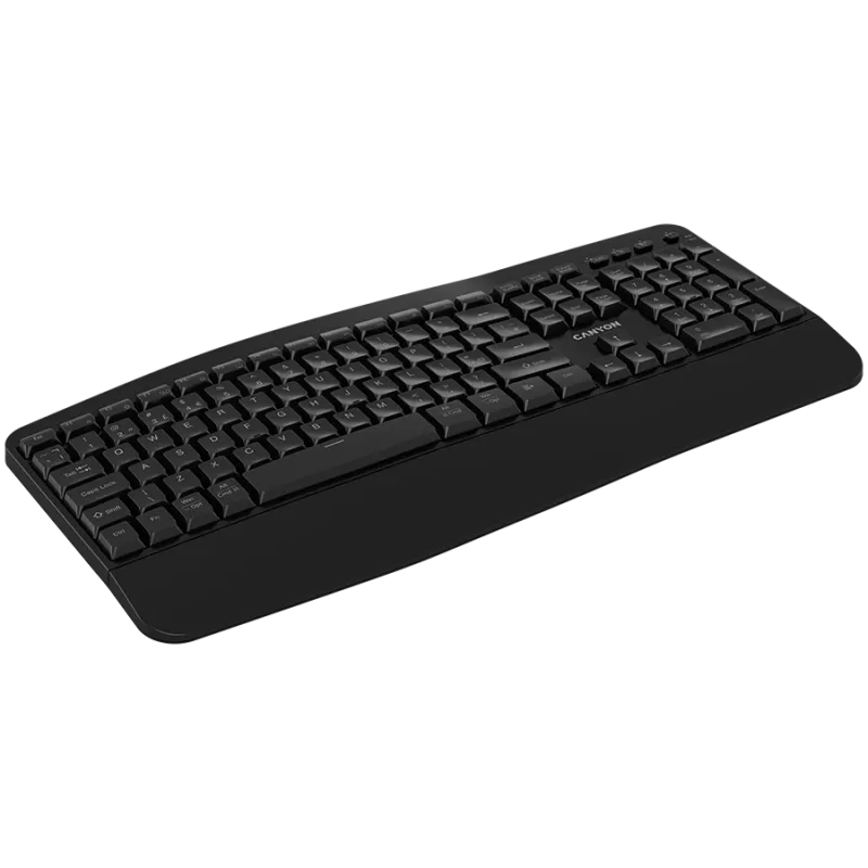 Teclado CANYON HKB-W6 inalámbrico negro