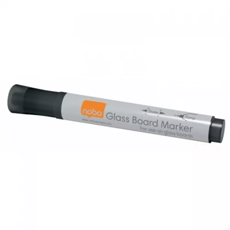 Rotuladores para pizarra blanca Esselte Glass Nobo (4 uds.) negro (1905322)
