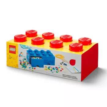 Cajón LEGO Brick Drawer 8 de Room Copenhagen rojo (40061730)