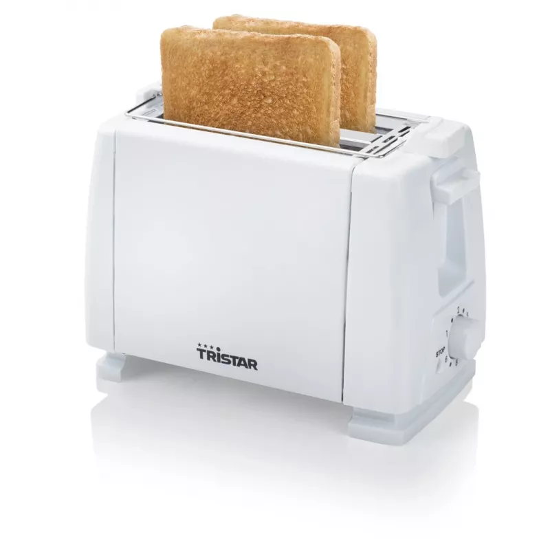 Tristar BR-1009 tostadora blanca 650 vatios 2 ranuras