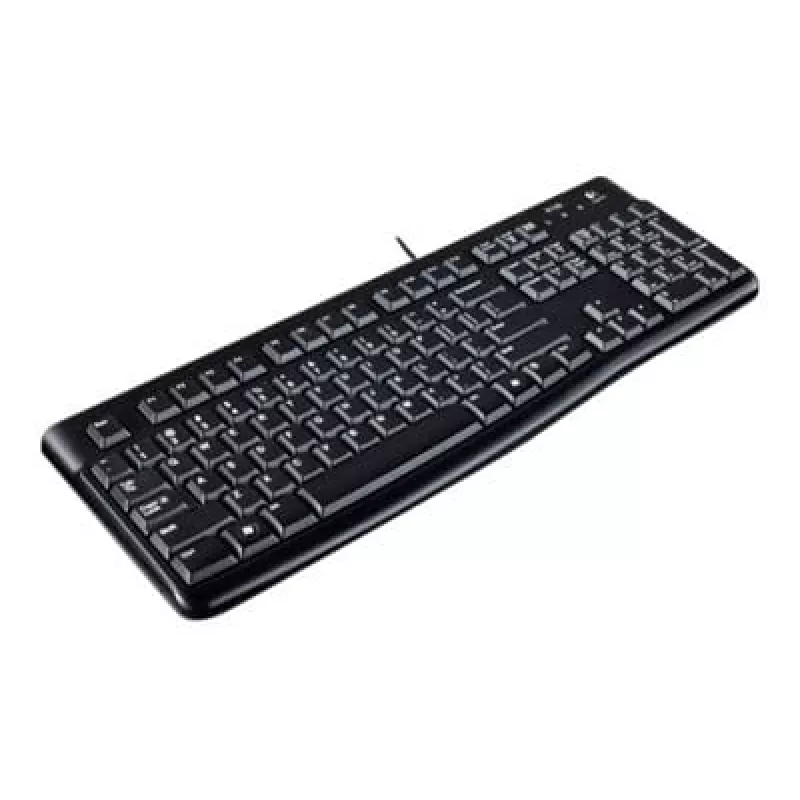 Teclado de sobremesa MK120, con cable, USB, QWERTZ, negro, ratón incluido