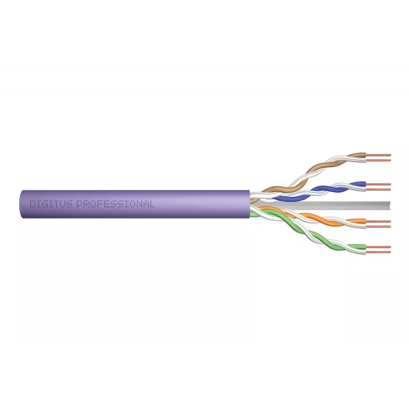 DIGITUS - Cable a granel - 100,0 m - UTP - CAT 6 - Violeta (DK-1613-VH.1)